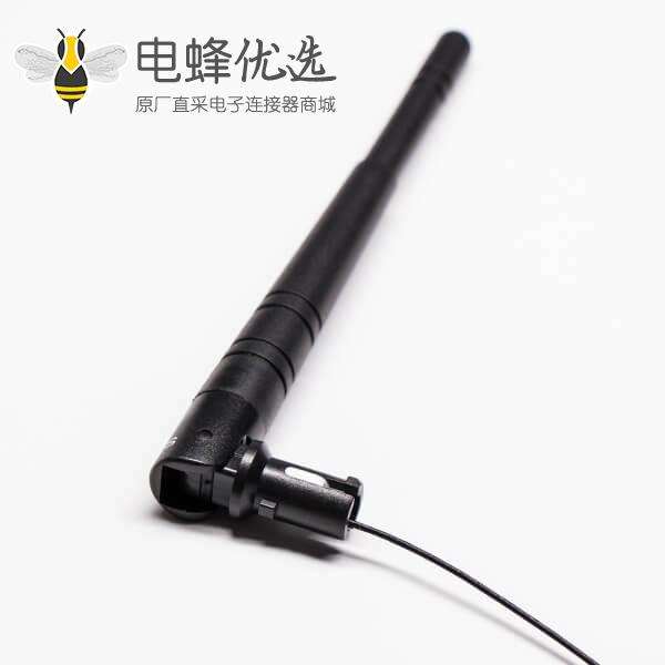 GPRS外置天线大S板端黑色胶棒外置天线