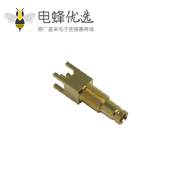 1.0 / 2.3连接器母直75&Omega;焊接端接通孔