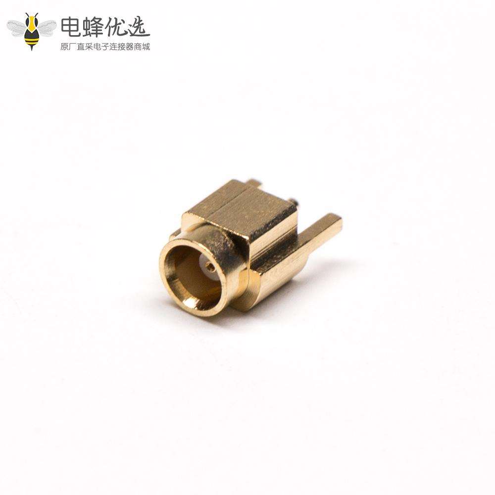 MMCX连接器母头直式插孔PCB板安装镀金