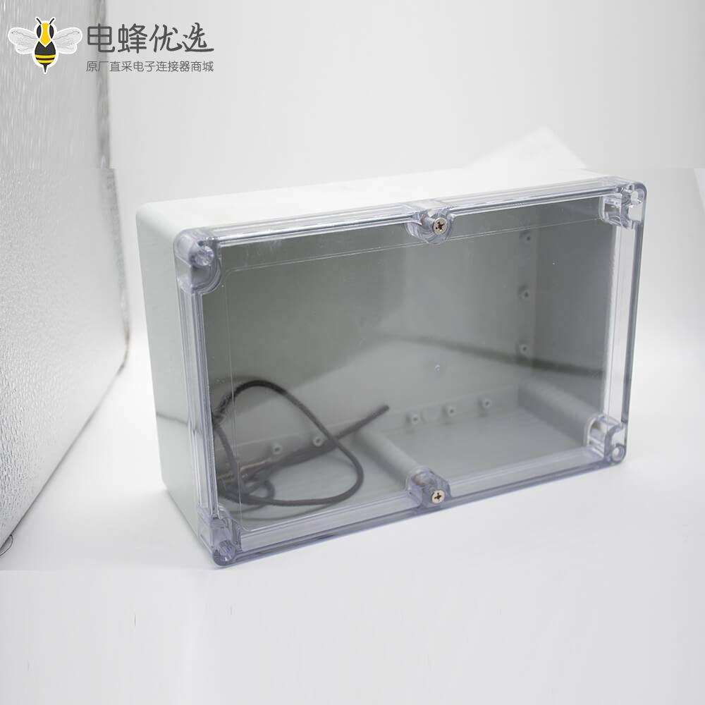 防水密封接线盒ABS塑料透明盖尺寸230&times;150&times;85螺丝固定