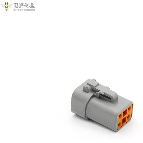 06-4S汽车连接器4芯防水公母接插件对接线束插头插座大电流25A
