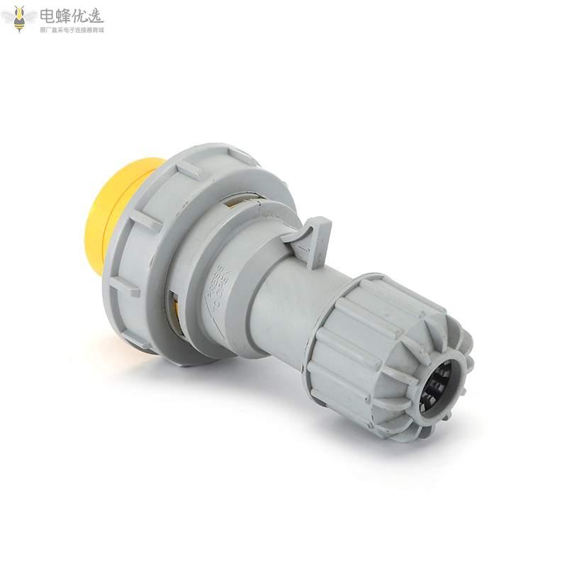 欧标IP67防水工业连接器3芯16A32A工业250V插头航空插座