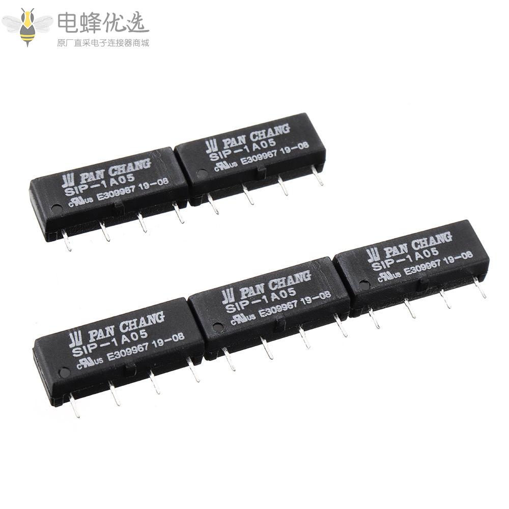 SIP_1A05_SIP_1A12_1A_4Pin信号继电器模块