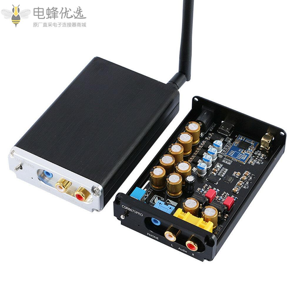 CSR8675高清蓝牙5.0无线音频接收器ES9018K2M_I2S_LDAC_DAC解码24BIT_TWS_3.5MM_RCA输出