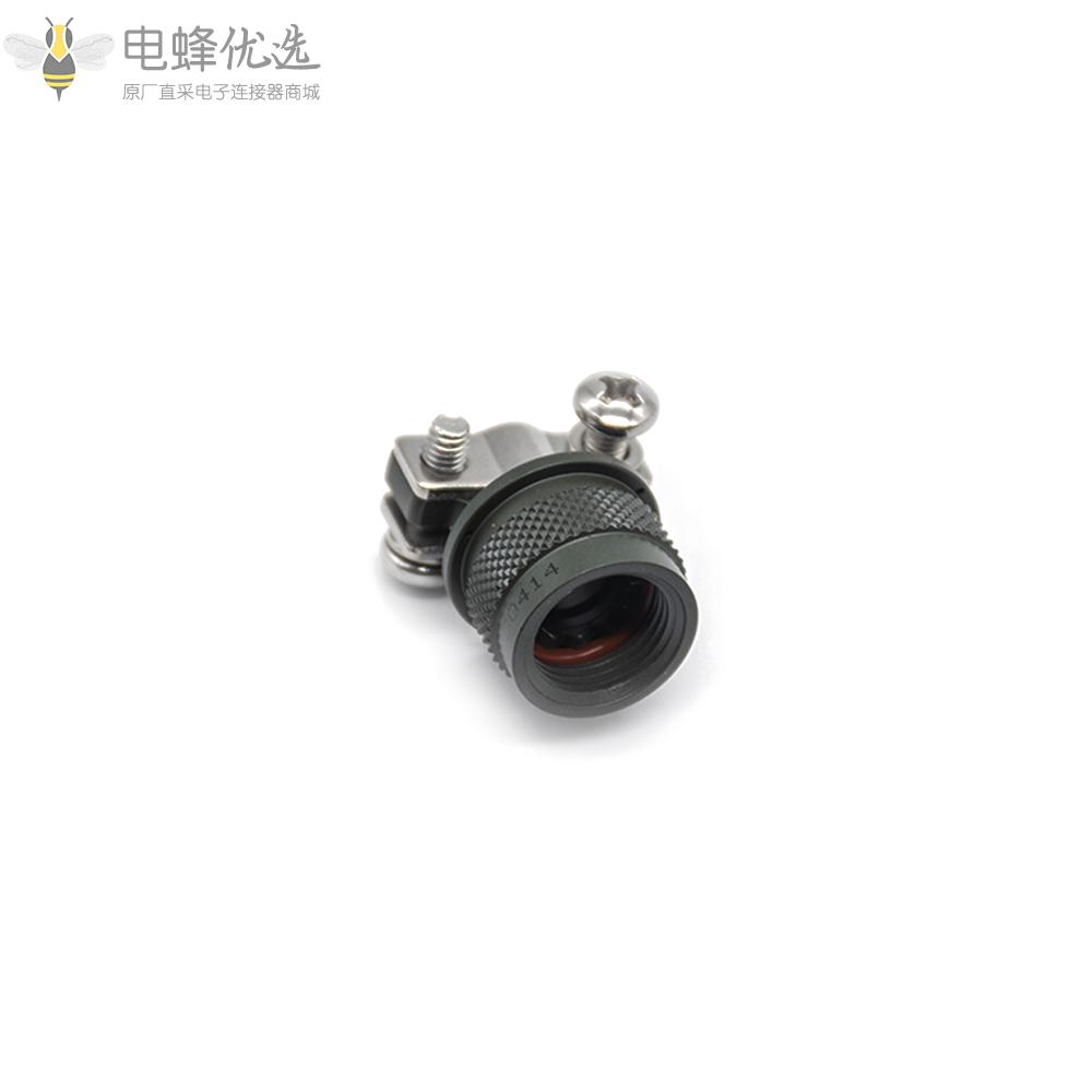 D38999连接器橄榄绿镀镉尾附9号壳体直电缆夹